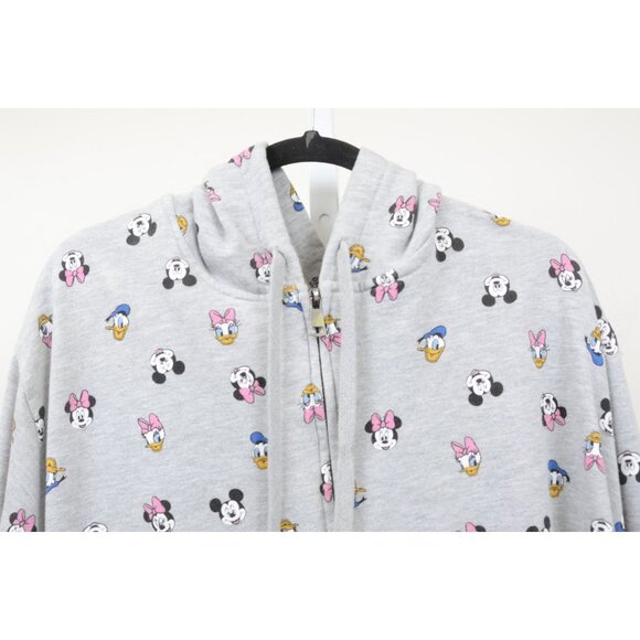 Disney Mickey Mouse & Friends PLUS SIZE 5X Hoodie Full Zip Cotton Sweatshirt - Picture 3 of 4